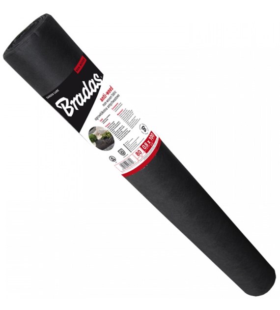 Agrowłóknina 80g czarna 1,6 x 100m