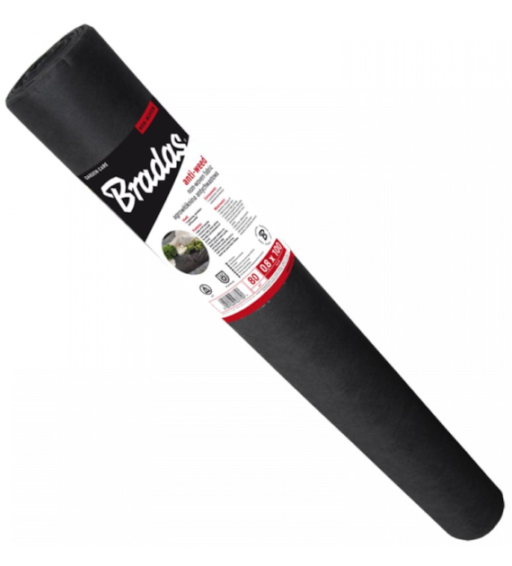 Agrowłóknina 80g czarna 1,6 x 100m