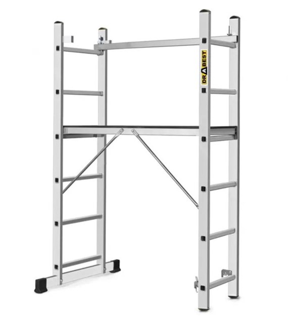 Rusztowanie drabinowe aluminiowe - 2x6 BASIC