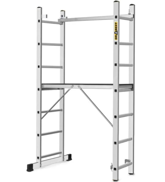 Rusztowanie drabinowe aluminiowe - 2x7 BASIC