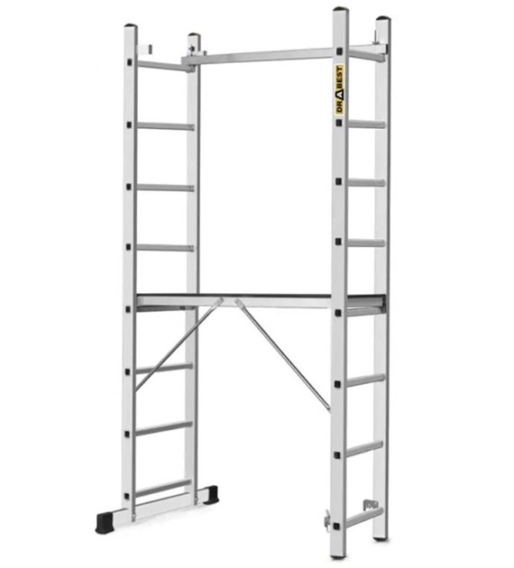 Rusztowanie drabinowe aluminiowe - 2x8 BASIC