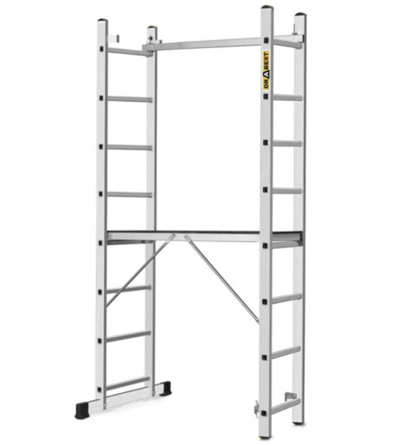 Rusztowanie drabinowe aluminiowe - 2x8 BASIC