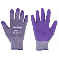Rękawice ochronne FLASH GRIP LAVENDER lateks rozm. 6