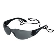 Okulary ochronne poliwęglan przyciemniane ze sznurkiem zabezpieczającym