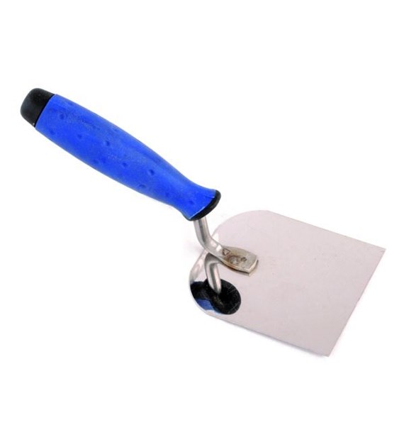 Kielnia sztukatorska nierdzewna uchyt gumowy 50mm