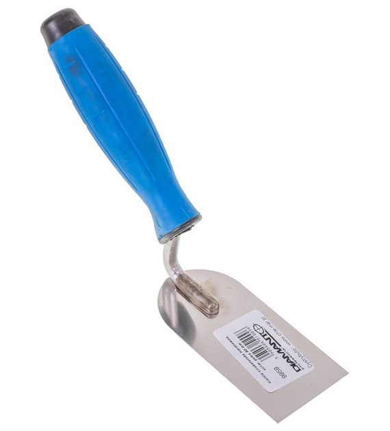 Kielnia sztukatorska nierdzewna uchyt gumowy 50mm