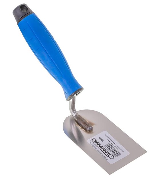 Kielnia sztukatorska nierdzewna uchyt gumowy 60mm