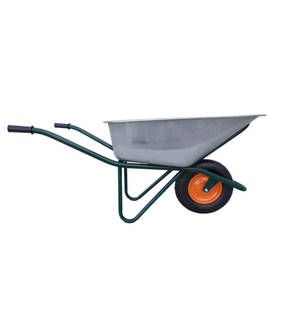 Taczki ogrodowe 100L kosz ocynkowany