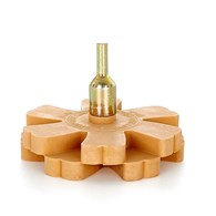 Gumowy krążek do usuwania kleju+ adapter (agresywny)