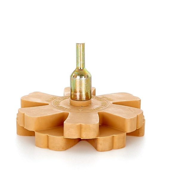 Gumowy krążek do usuwania kleju+ adapter (agresywny)