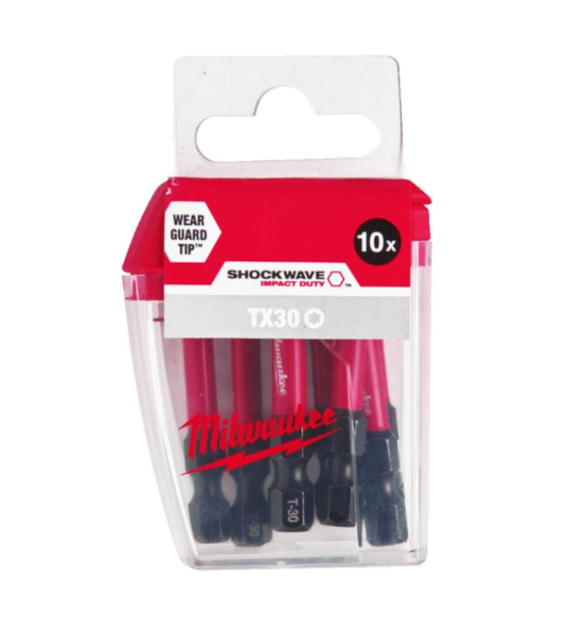 MILWAUKEE BIT SHOCKWAVE CD TX 30/50mm (10szt)