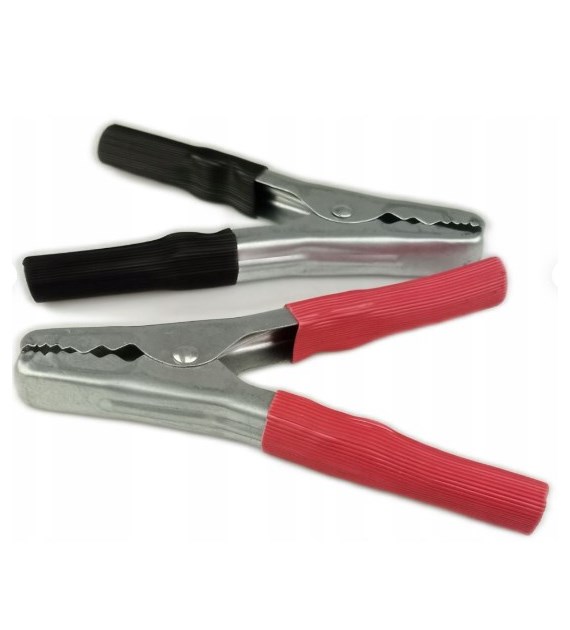 Szczypce krokodylki zaciski do kabli rozruchowych 150mm +i- 2szt.