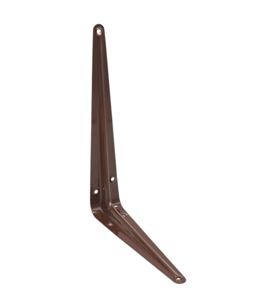Kątownik pod półkę 250x300mm BRĄZ