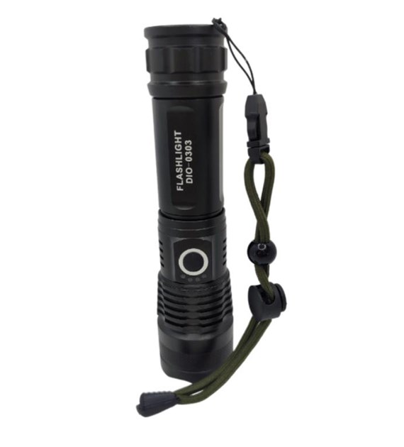 Latarka ręczna LED akumulatorowa 500lm ZOOM USB DIOLED