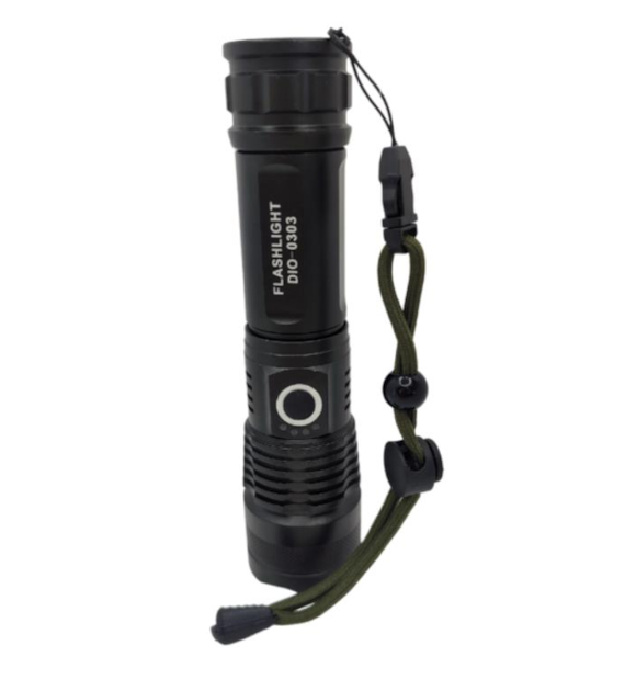 Latarka ręczna LED akumulatorowa 500lm ZOOM USB DIOLED