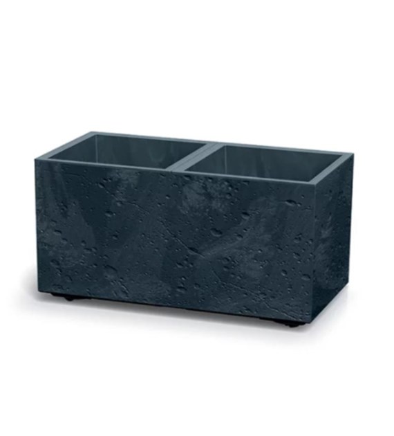 Doniczka Sierra Case Beton Effect - antracytowy