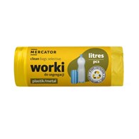 Worki do segregacji 120l - żółty/plastik, 10szt