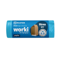 Worki do segregacji 120l - niebieski/papier, 10szt
