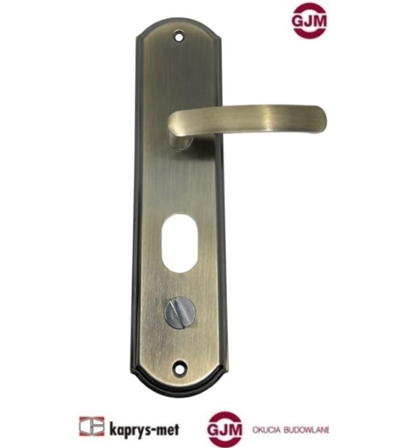 Klamka do drzwi chińskich ZK1 patyna lewa