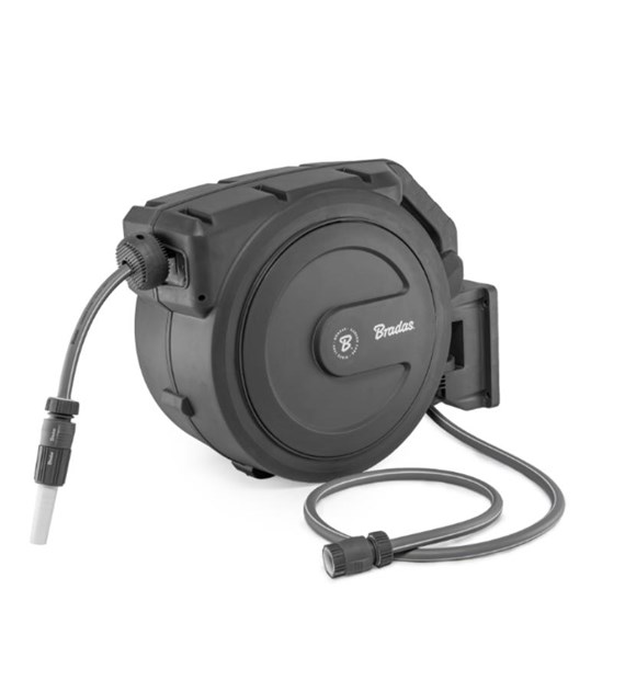 WHITE LINE Bęben automatyczny z wężem 1/2  - 20m z akcesoriami