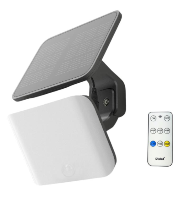 Naświetlacz solarny z czujnikiem ruchu 1000lm