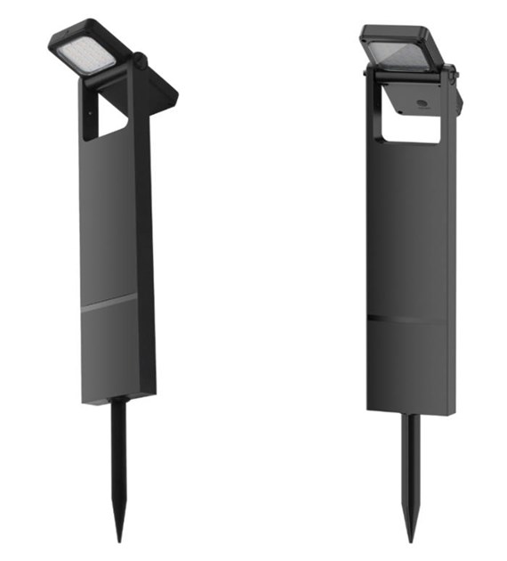 Lampa słupek ogrodowy solarny ruchomy 200lm 4000K IP54 41cm DIO-0491 Dioled