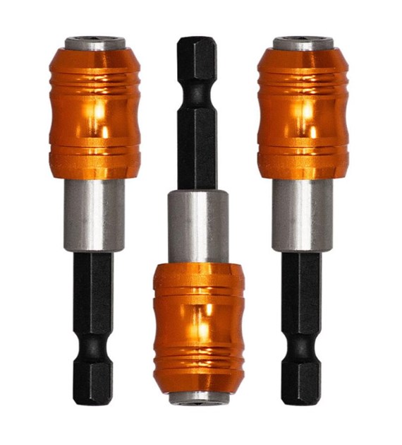 Uchwyt magnetyczny do bitów automatyczny 60mm 3szt RICHMAN