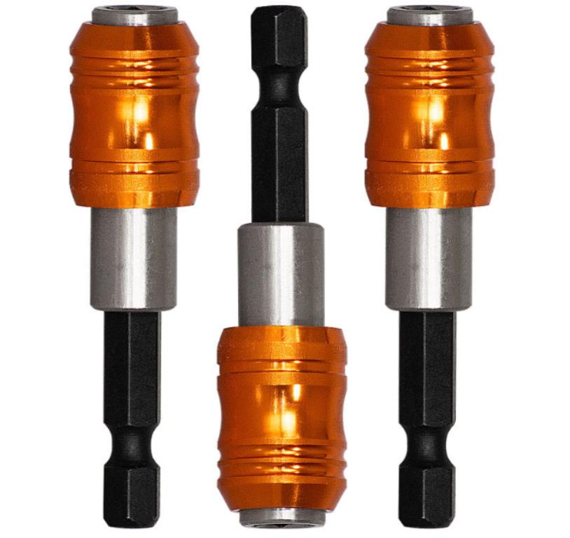 Uchwyt magnetyczny do bitów automatyczny 60mm 3szt RICHMAN