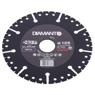 Tarcza diamentowa 125 x 1,4 x 22,23mm do cięcia metalu DIAMANTO