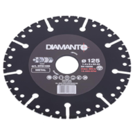 Tarcza diamentowa 125 x 1,4 x 22,23mm do cięcia metalu DIAMANTO