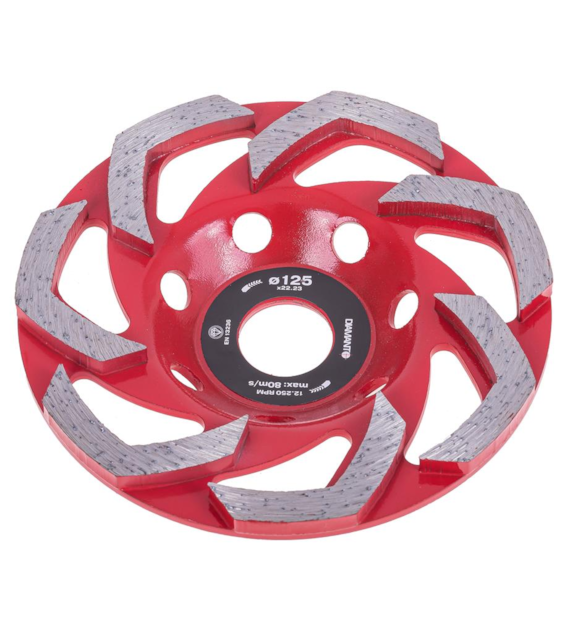 Tarcza diament do szlifowania 125mm TYP  L   DIAMANTO