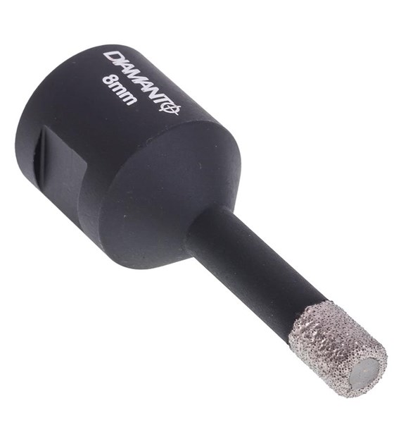 Otwornica diamentowa 8mm, uchwyt M14, diament lutowany DIAMANTO