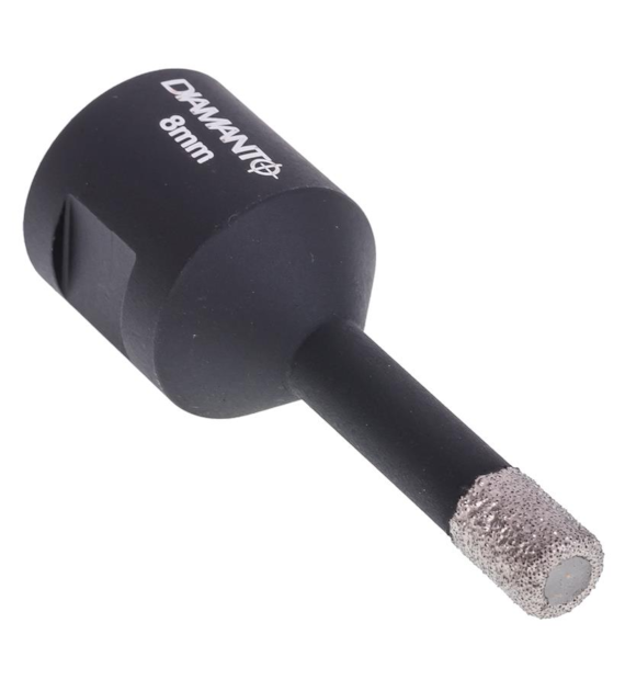 Otwornica diamentowa 8mm, uchwyt M14, diament lutowany DIAMANTO