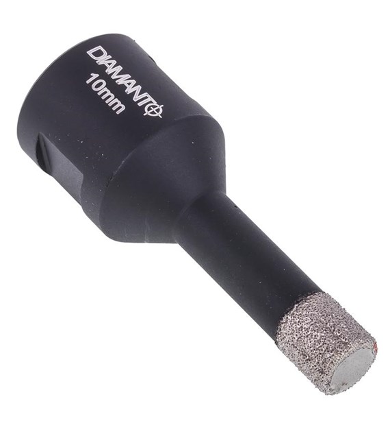 Otwornica diamentowa 10mm, uchwyt M14, diament lutowany DIAMANTO