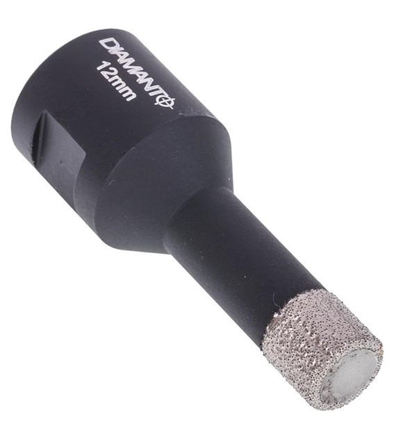 Otwornica diamentowa 12mm, uchwyt M14, diament lutowany DIAMANTO