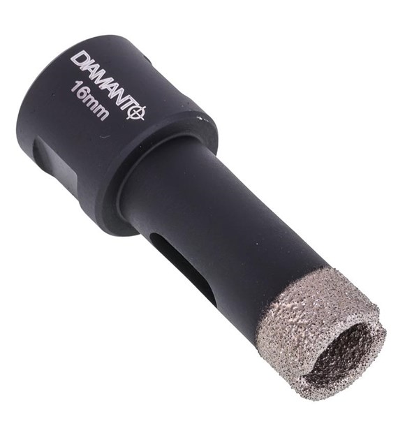 Otwornica diamentowa 16mm, uchwyt M14, diament lutowany DIAMANTO