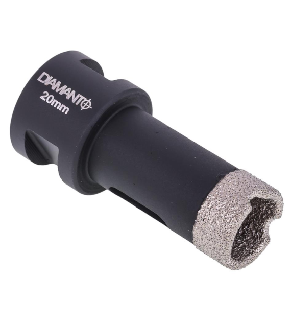 Otwornica diamentowa 20mm, uchwyt M14, diament lutowany DIAMANTO