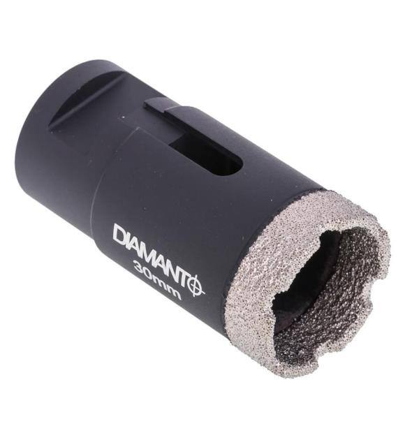 Otwornica diamentowa 30mm, uchwyt M14, diament lutowany DIAMANTO