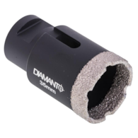 Otwornica diamentowa 35mm, uchwyt M14, diament lutowany DIAMANTO