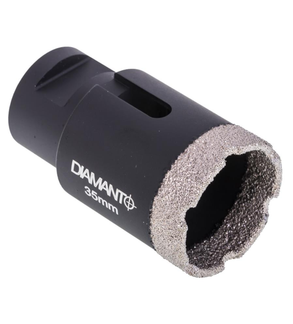 Otwornica diamentowa 35mm, uchwyt M14, diament lutowany DIAMANTO