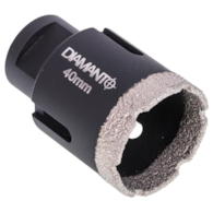 Otwornica diamentowa 40mm, uchwyt M14, diament lutowany DIAMANTO