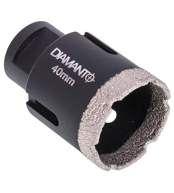 Otwornica diamentowa 40mm, uchwyt M14, diament lutowany DIAMANTO