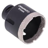 Otwornica diamentowa 51mm, uchwyt M14, diament lutowany DIAMANTO