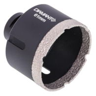 Otwornica diamentowa 61mm, uchwyt M14, diament lutowany DIAMANTO