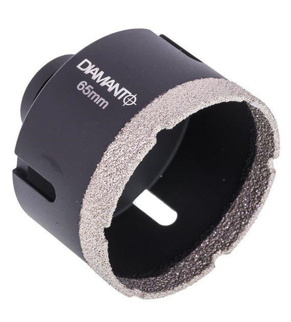 Otwornica diamentowa 65mm, uchwyt M14, diament lutowany DIAMANTO