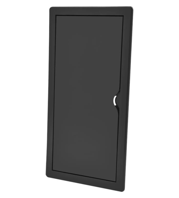 Drzwiczki rewizyjne plastikowe zatrzask 15 x 30cm - GRAFITOWE