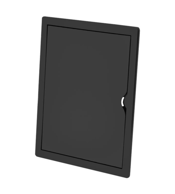 Drzwiczki rewizyjne plastikowe zatrzask 20 x 30cm - GRAFITOWE