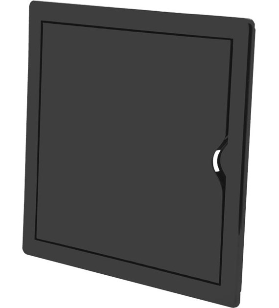 Drzwiczki rewizyjne plastikowe zatrzask 25 x 30cm - GRAFITOWE