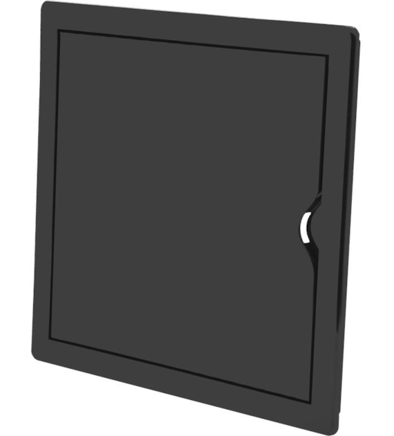 Drzwiczki rewizyjne plastikowe zatrzask 25 x 30cm - GRAFITOWE