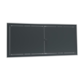 Drzwiczki rewizyjne dwuskrzydłowe malowane MAXI 100 x 70cm - GRAFITOWE, pokrętło